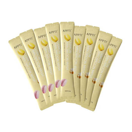 Lemon Macaroon Mask by Appti – Brighten & Hydrate Skin