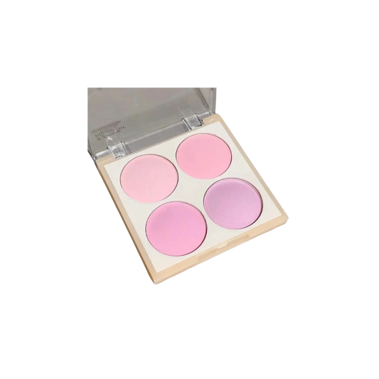 4 Color Matte Blush Palette – Korean Soft Focus Glow