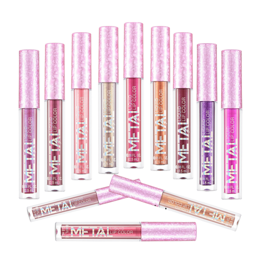 High-Shine Lip Color by METAL – Bold Metallic Finish