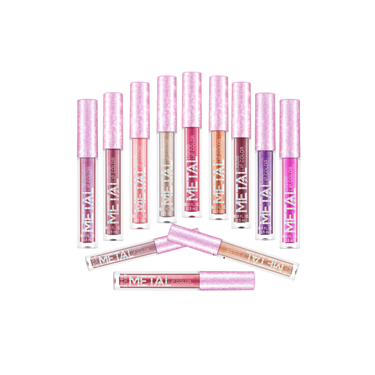 High-Shine Lip Color by METAL – Bold Metallic Finish