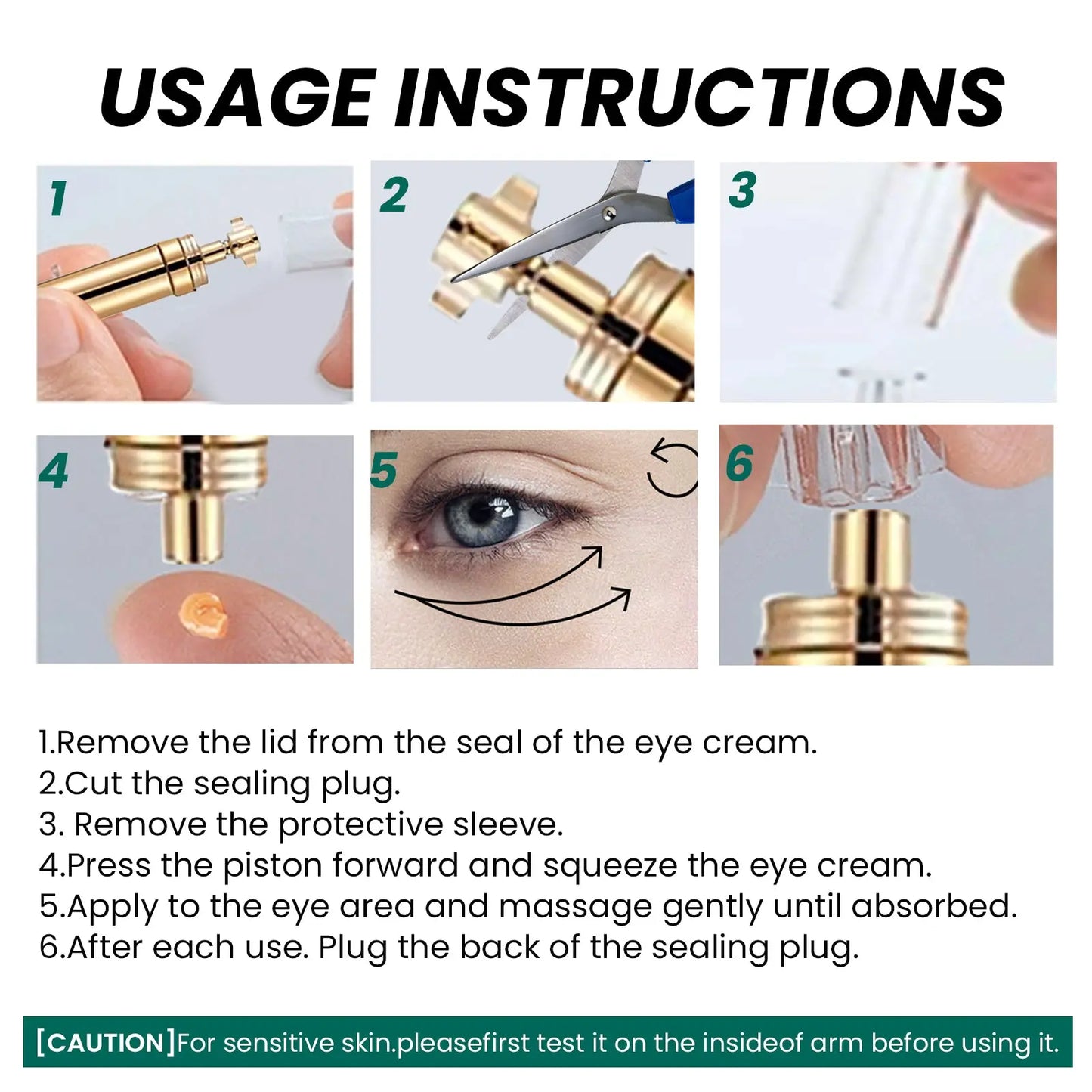 Collagen Firming Eye Cream – Lifting, Hydrating & Anti-Aging Care eprolo