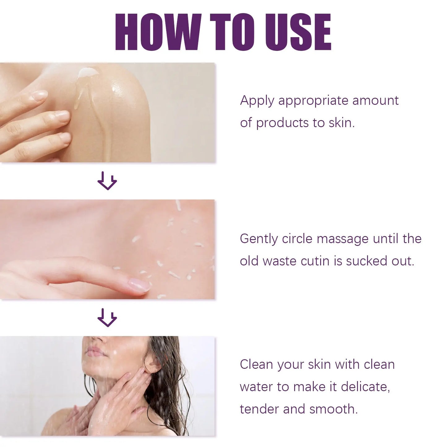 EELHOE Lavender Exfoliating Gel – Brightening & Moisturizing Body Scrub eprolo