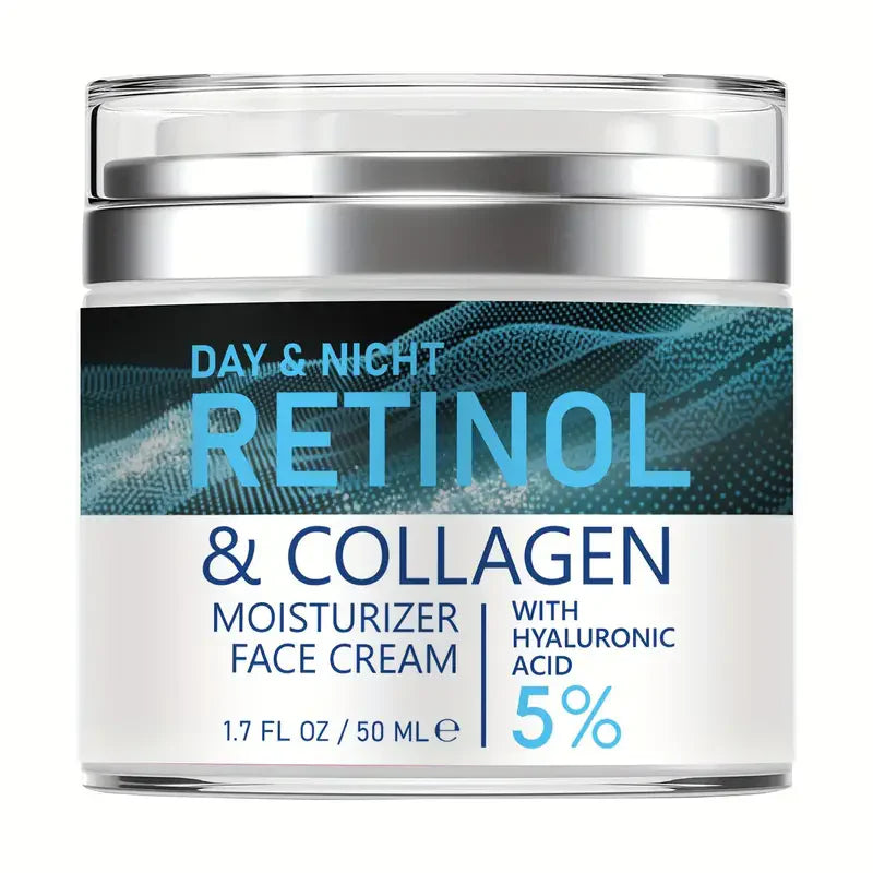 Retinol & Collagen Face Cream – Anti-Wrinkle Day & Night Moisturizer 50ml