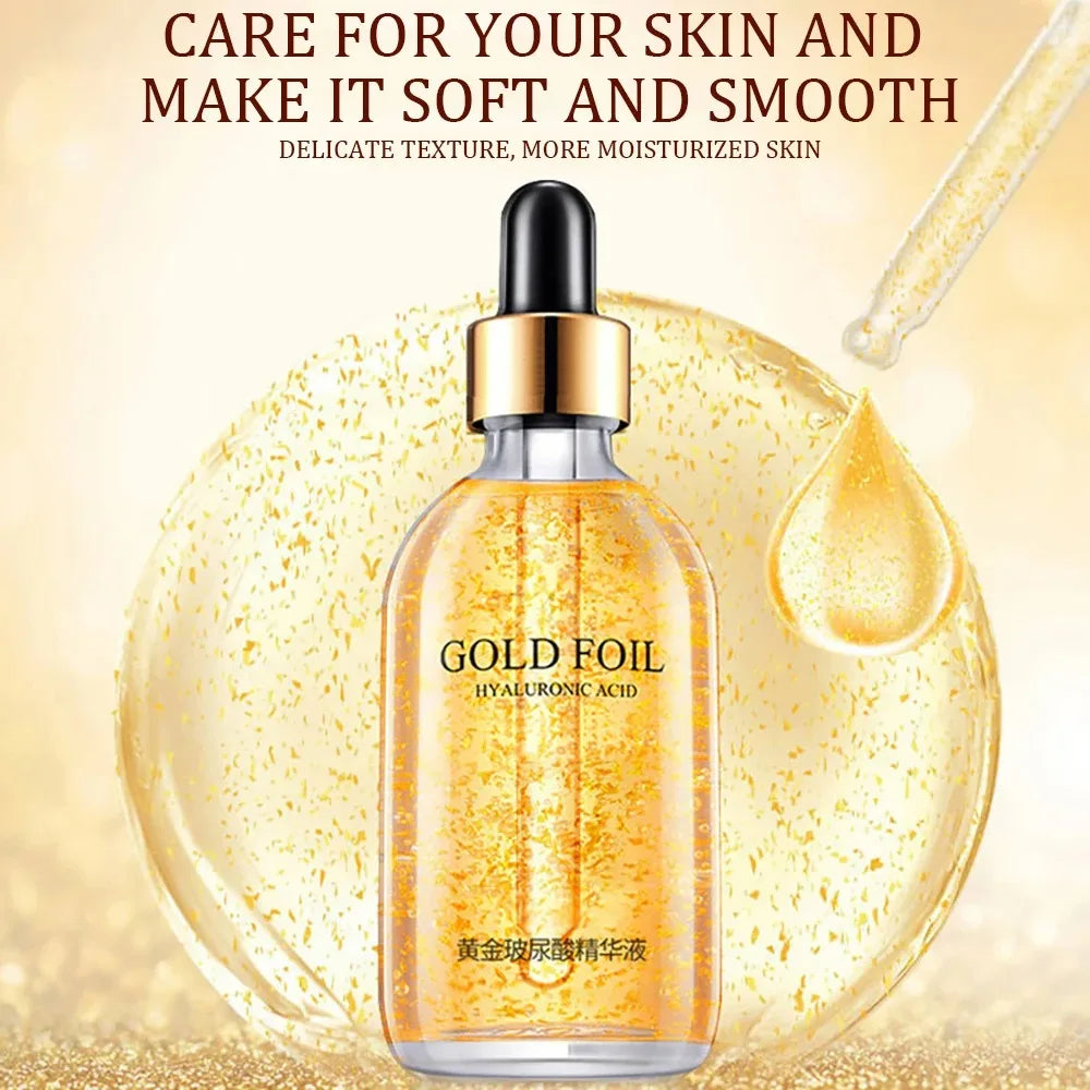24K Gold Hyaluronic Acid Serum by GOLD FOIL – Luxury Hydration & Radiance