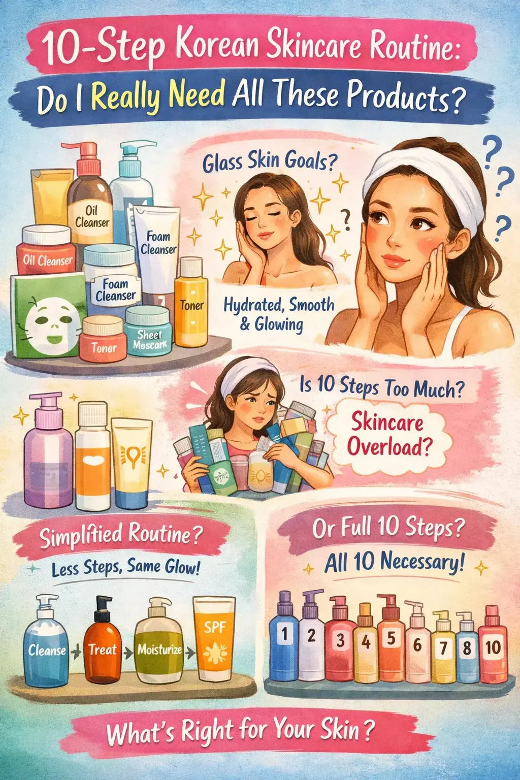 do i really need lots of skincare products