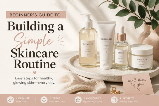 a set of skincare products available at The Little Corner Shop Online