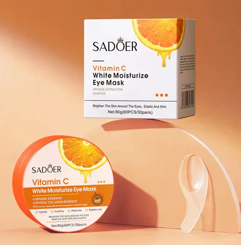 Vitamin C Eye Mask: Brighten Dark Circles & Reduce Puffiness - The Little Corner Shop Online