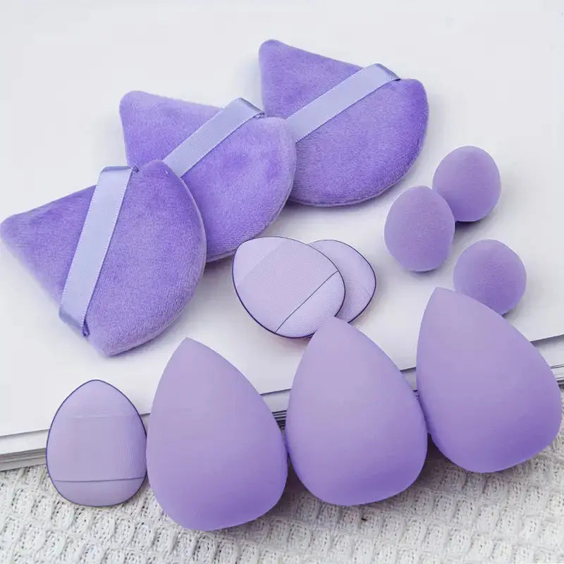 12PCS Makeup Sponge Beauty Egg Set – Soft Blender Foundation Puffs eprolo