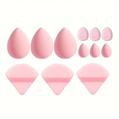 12PCS Makeup Sponge Beauty Egg Set – Soft Blender Foundation Puffs eprolo