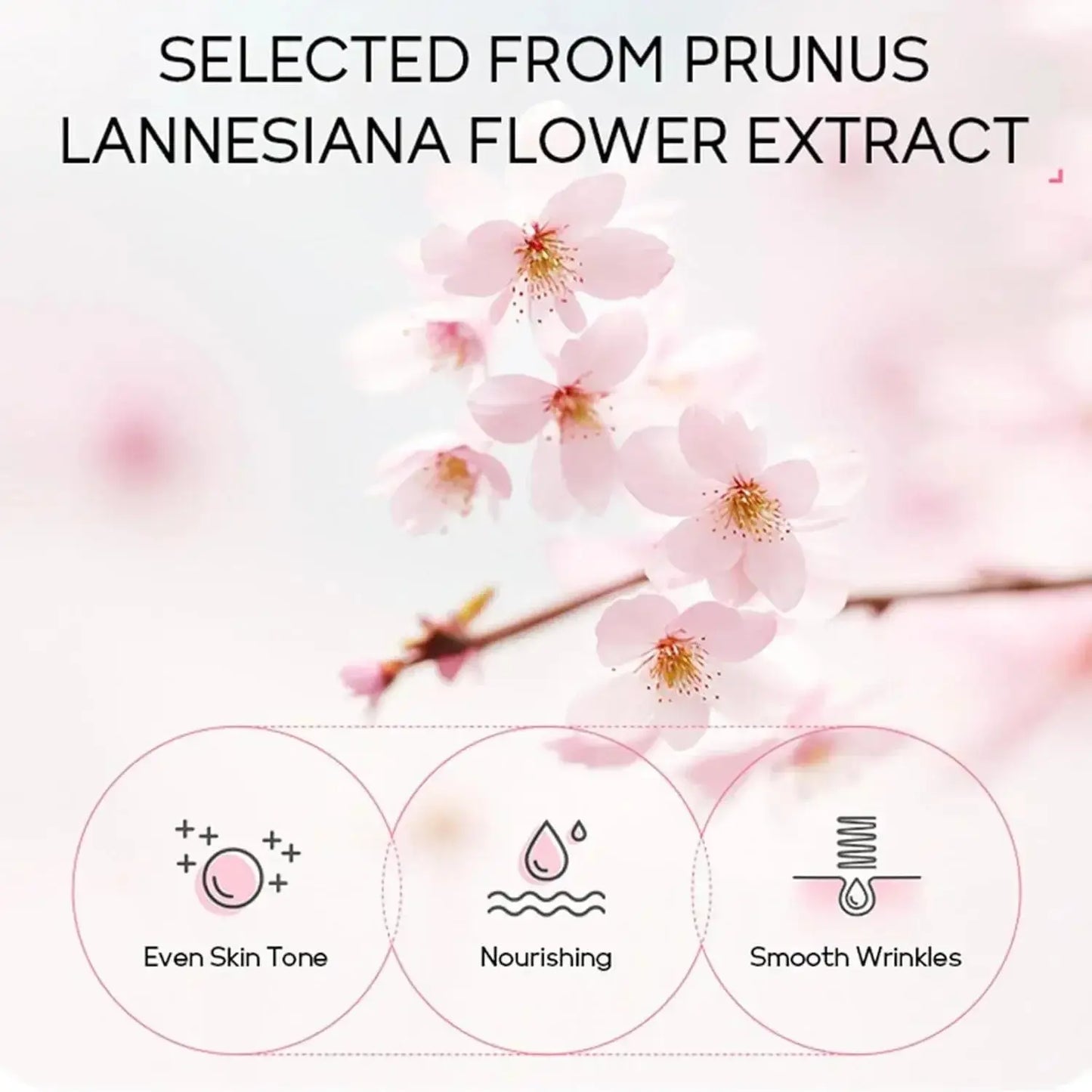 24pcs Sakura Skin Care Set Eye & Lip Masks Serum Nud Masks Cleanser Toner Essence Cream Moisturizing Smoothing Nourishing Beauty eprolo