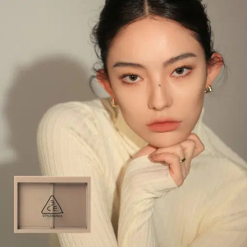 a girl and a 3CE Contour Shading