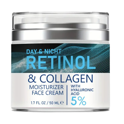 Retinol & Collagen Face Cream – Anti-Wrinkle Day & Night Moisturizer 50ml