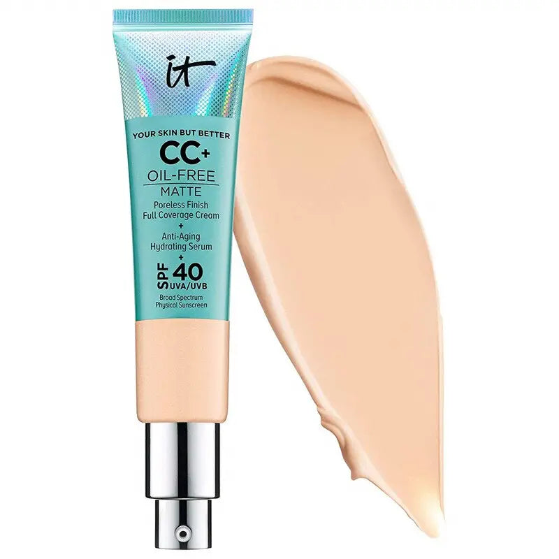 CC+ Matte Full-Coverage Cream with SPF 40 | Oil-Control Concealer & Brightening Base eprolo