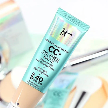 CC+ Matte Full-Coverage Cream with SPF 40 | Oil-Control Concealer & Brightening Base eprolo
