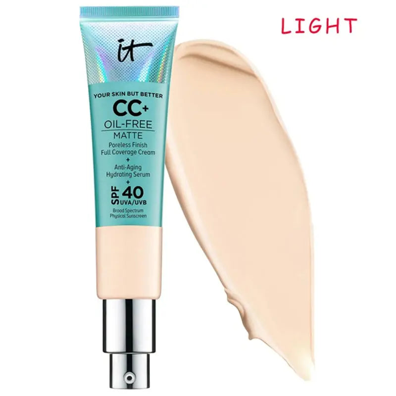 CC+ Matte Full-Coverage Cream with SPF 40 | Oil-Control Concealer & Brightening Base eprolo