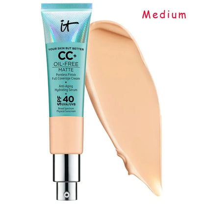CC+ Matte Full-Coverage Cream with SPF 40 | Oil-Control Concealer & Brightening Base eprolo