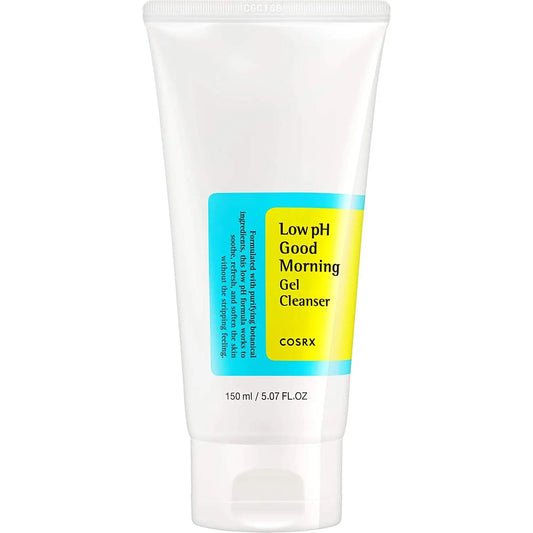 COSRX Low pH Good Morning Gel Cleanser 150ml tube.