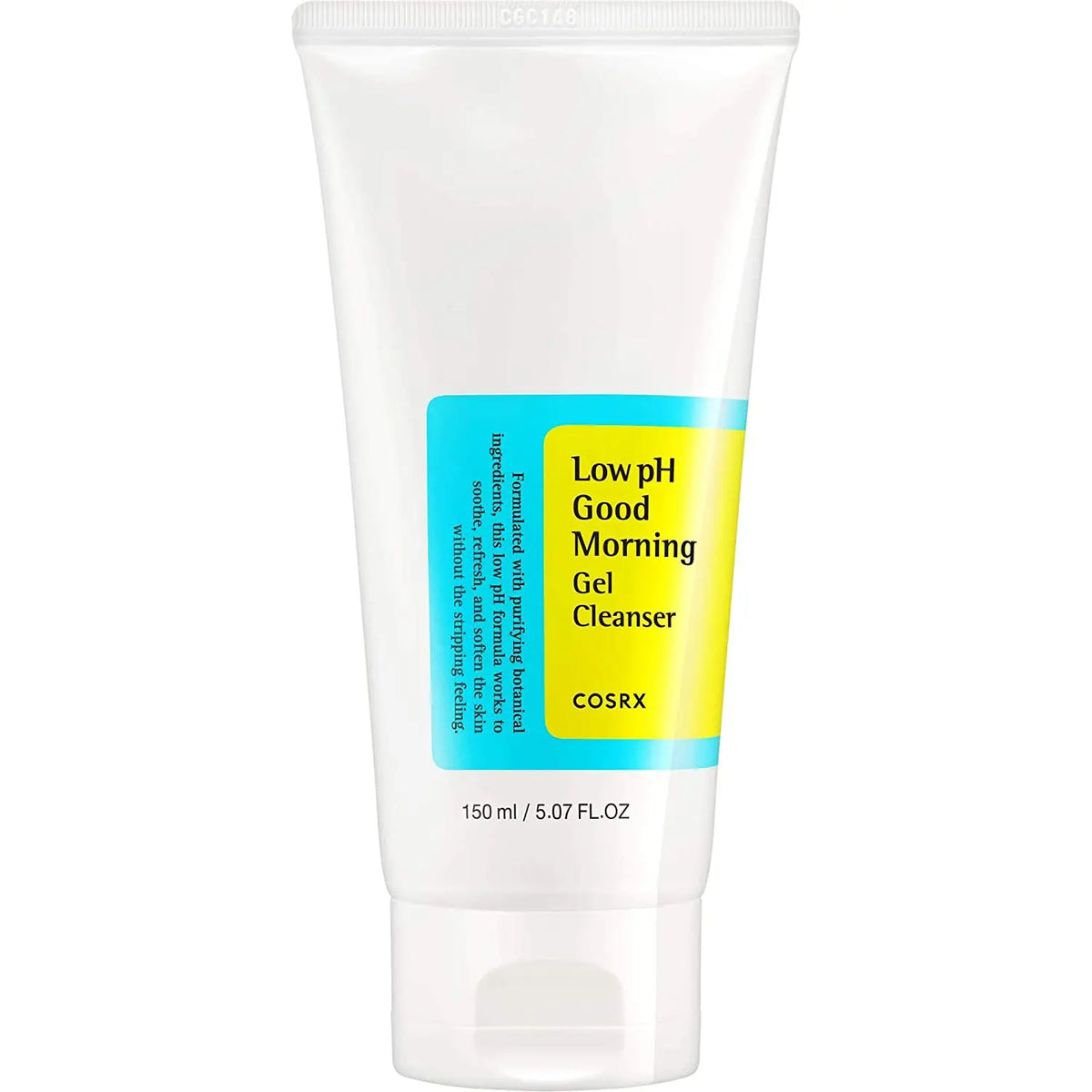 COSRX Low pH Good Morning Gel Cleanser 150ml tube.