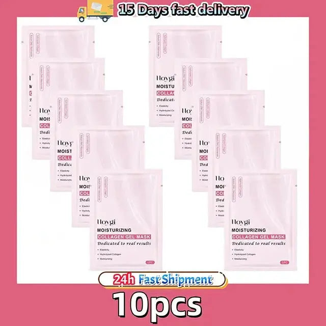 Collagen Gel Mask - HOYGI Pink Hydrogel Sheet Mask - The Little Corner Shop Online