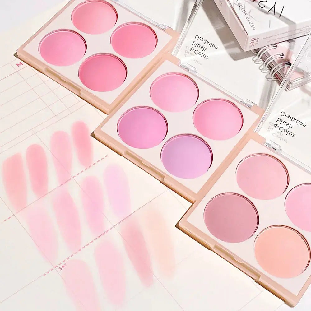 Color Matte Blush – 4 Color Matte Blush Palette | Korean Glow eprolo