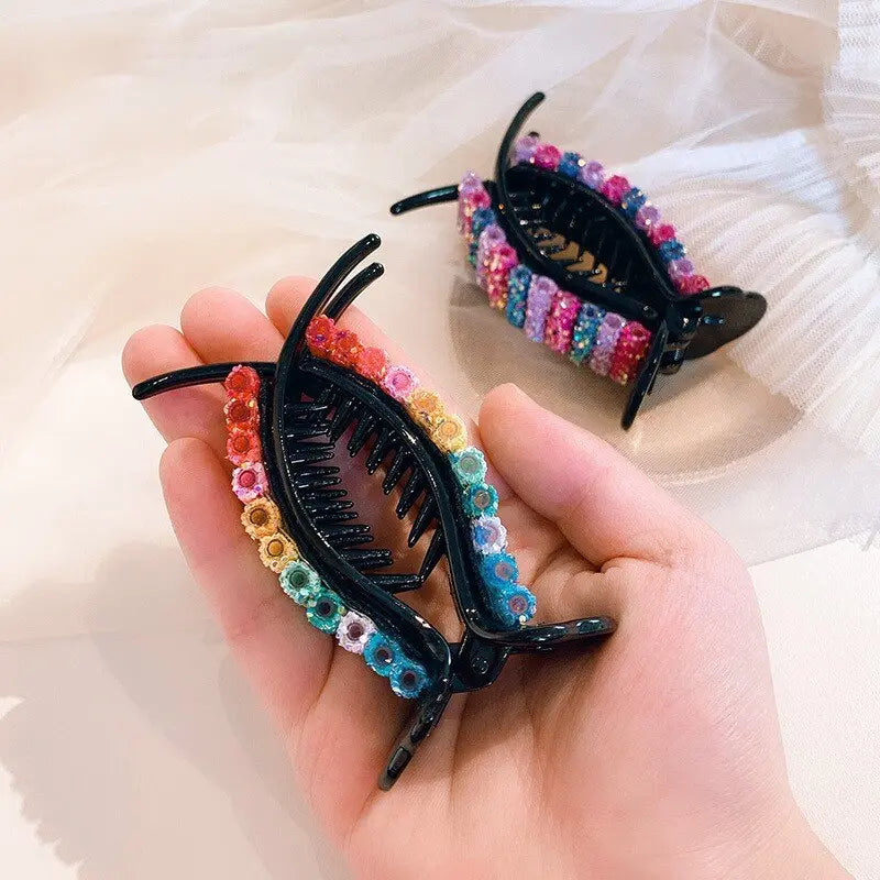 Colorful Rainbow Hair Claw Clip for Women & Girls | Fashion Hair Accessory eprolo