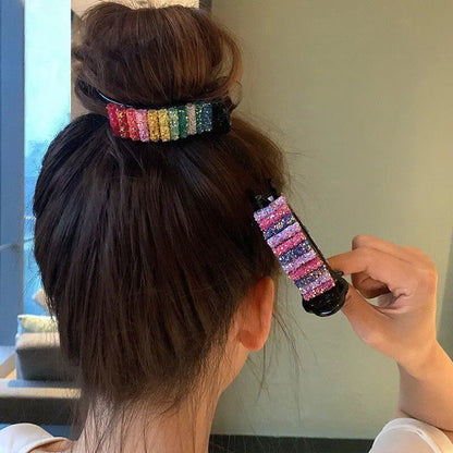 Colorful Rainbow Hair Claw Clip for Women & Girls | Fashion Hair Accessory eprolo