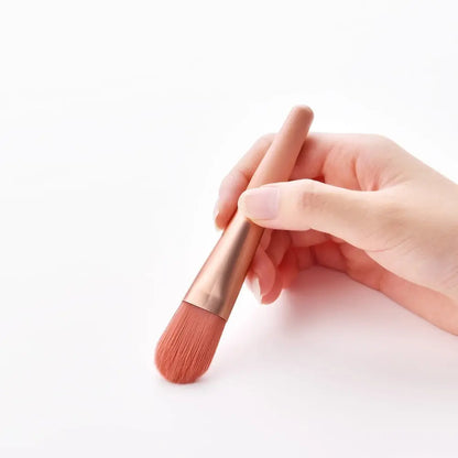 Cute Pink Makeup Brush Set 7pcs – Soft Nylon Face & Eye Brushes eprolo