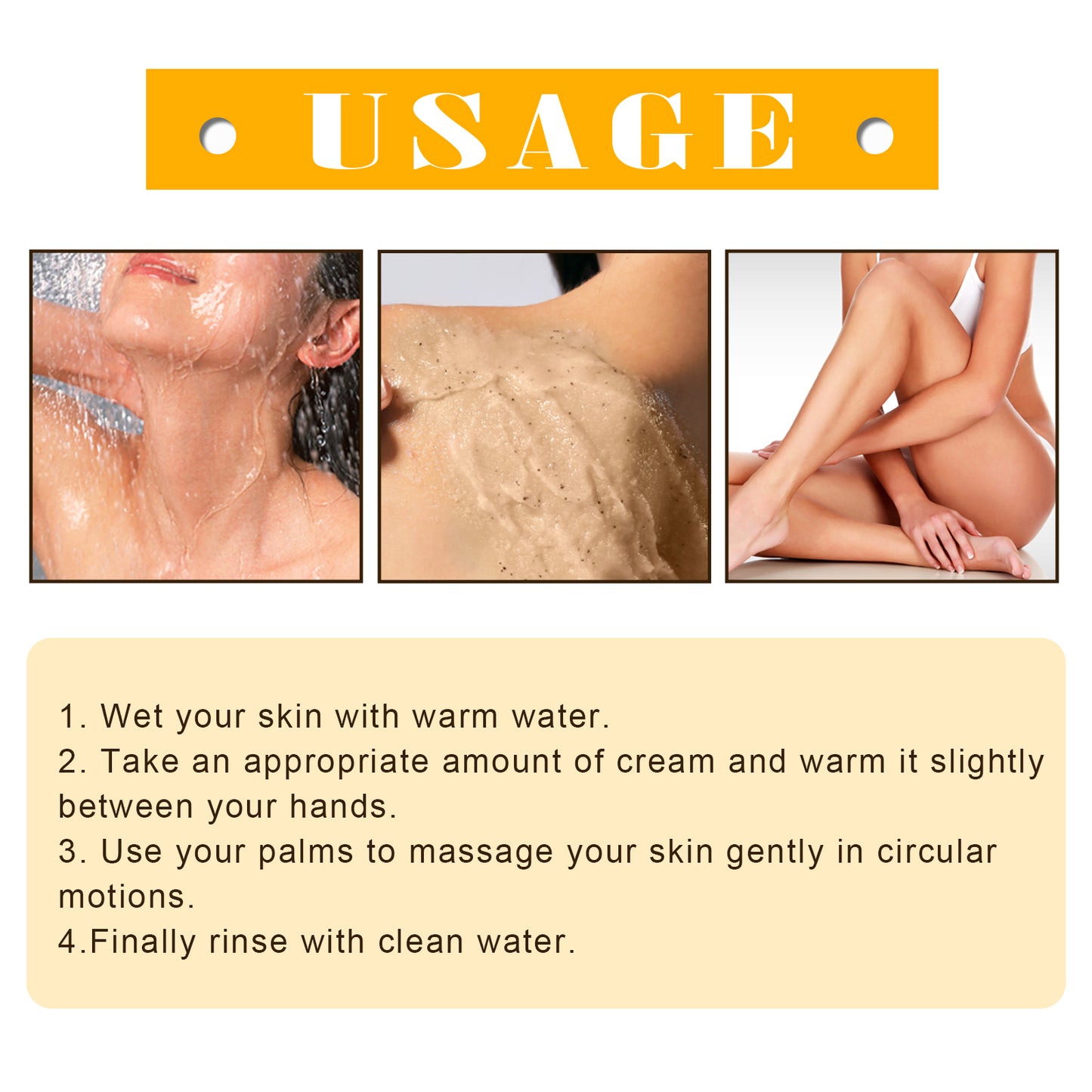 Nourishing Body Scrub – Exfoliating & Hydrating Whitening Scrub