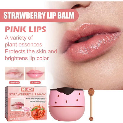 EELHOE Strawberry Lip Mask – Hydrating & Repairing Overnight Lip Balm eprolo