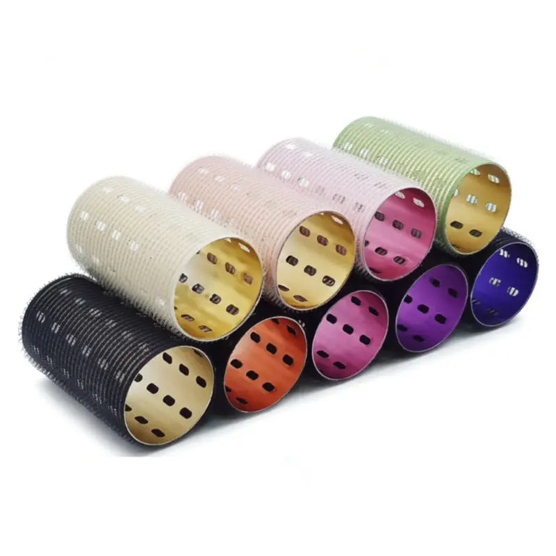 Extra-Long Aluminum Curling Rollers – Heat-Conducting Self-Adhesive Hair Barrels eprolo