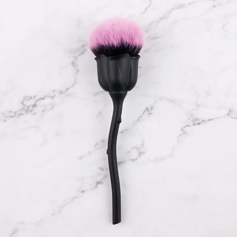 Flower Rose Nail Dust Brush | Manicure Nail Art Cleaning Tool eprolo