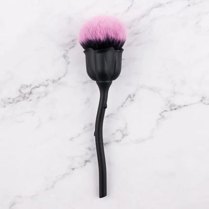 Flower Rose Nail Dust Brush | Manicure Nail Art Cleaning Tool eprolo