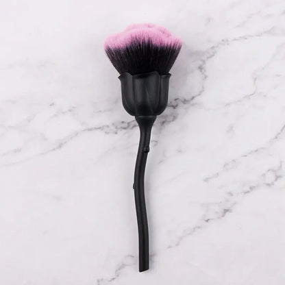 Flower Rose Nail Dust Brush | Manicure Nail Art Cleaning Tool eprolo