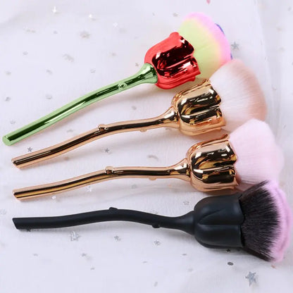 Flower Rose Nail Dust Brush | Manicure Nail Art Cleaning Tool eprolo