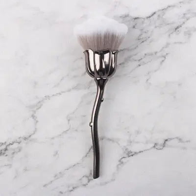 Flower Rose Nail Dust Brush | Manicure Nail Art Cleaning Tool eprolo
