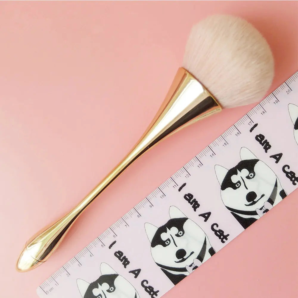 Gold Kabuki Powder Brush | Soft Synthetic Foundation & BB Cream Brush eprolo