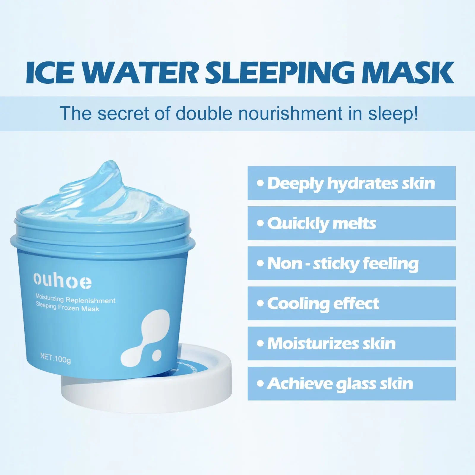 Hydrating Sleep Frozen Mask – Brightening & Pore Tightening Moisturizer eprolo