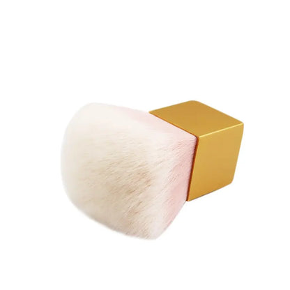 Kabuki Makeup Brush – Soft Fiber Bristles & Gold Aluminum Handle eprolo