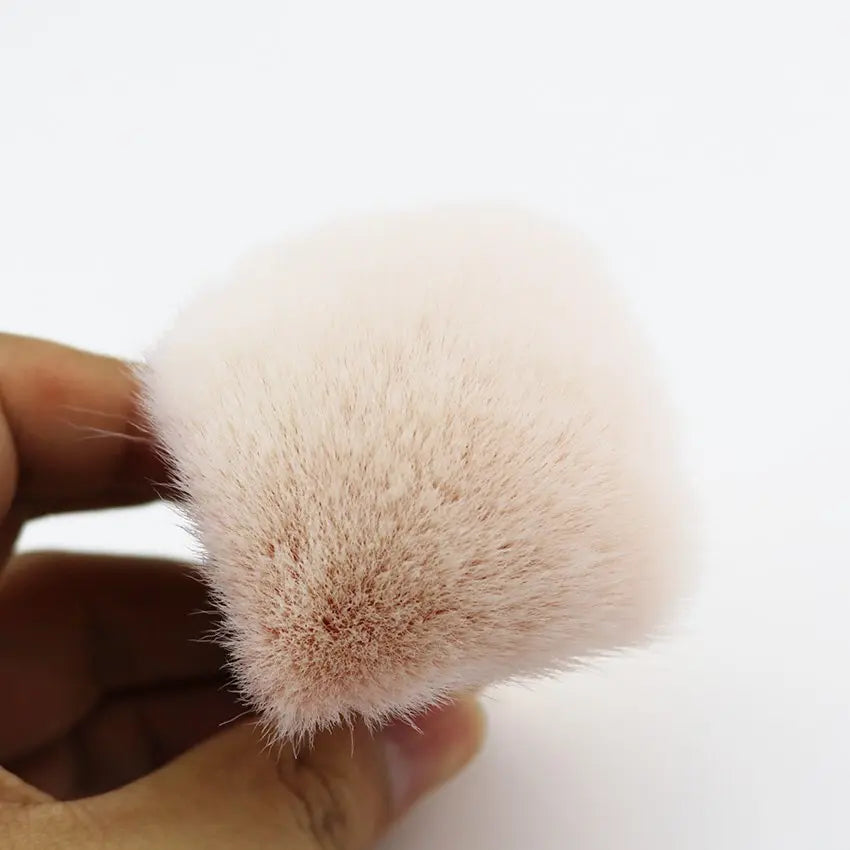 Kabuki Makeup Brush – Soft Fiber Bristles & Gold Aluminum Handle eprolo