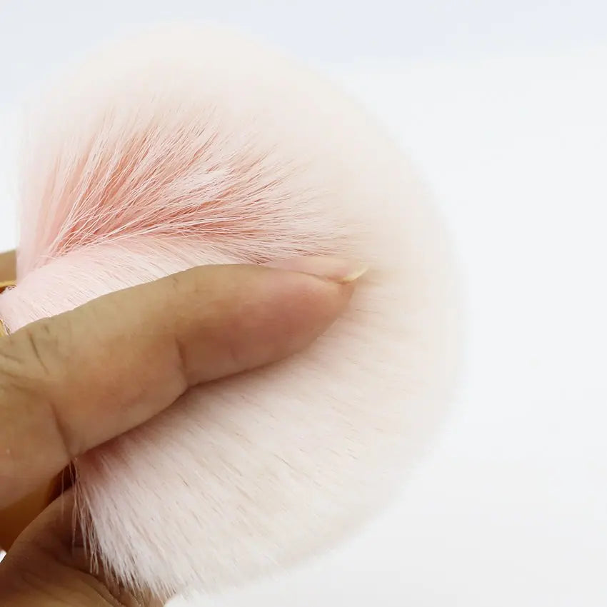 Kabuki Makeup Brush – Soft Fiber Bristles & Gold Aluminum Handle eprolo