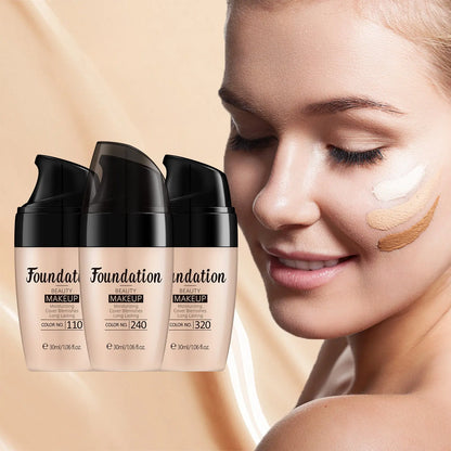 Laikou Liquid Foundation 30ml Multi-Color Optional Moisturizing Fda Cross-Border Export Cosmetics Full English Makeup eprolo