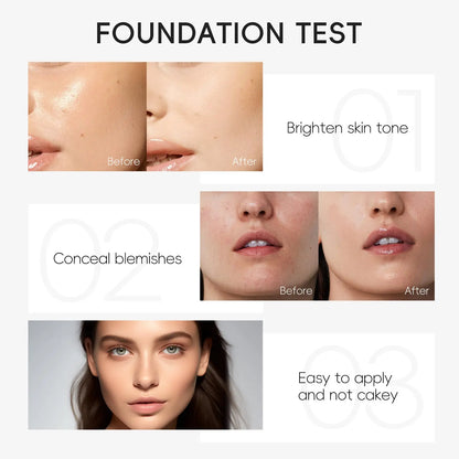 Laikou Liquid Foundation 30ml Multi-Color Optional Moisturizing Fda Cross-Border Export Cosmetics Full English Makeup eprolo