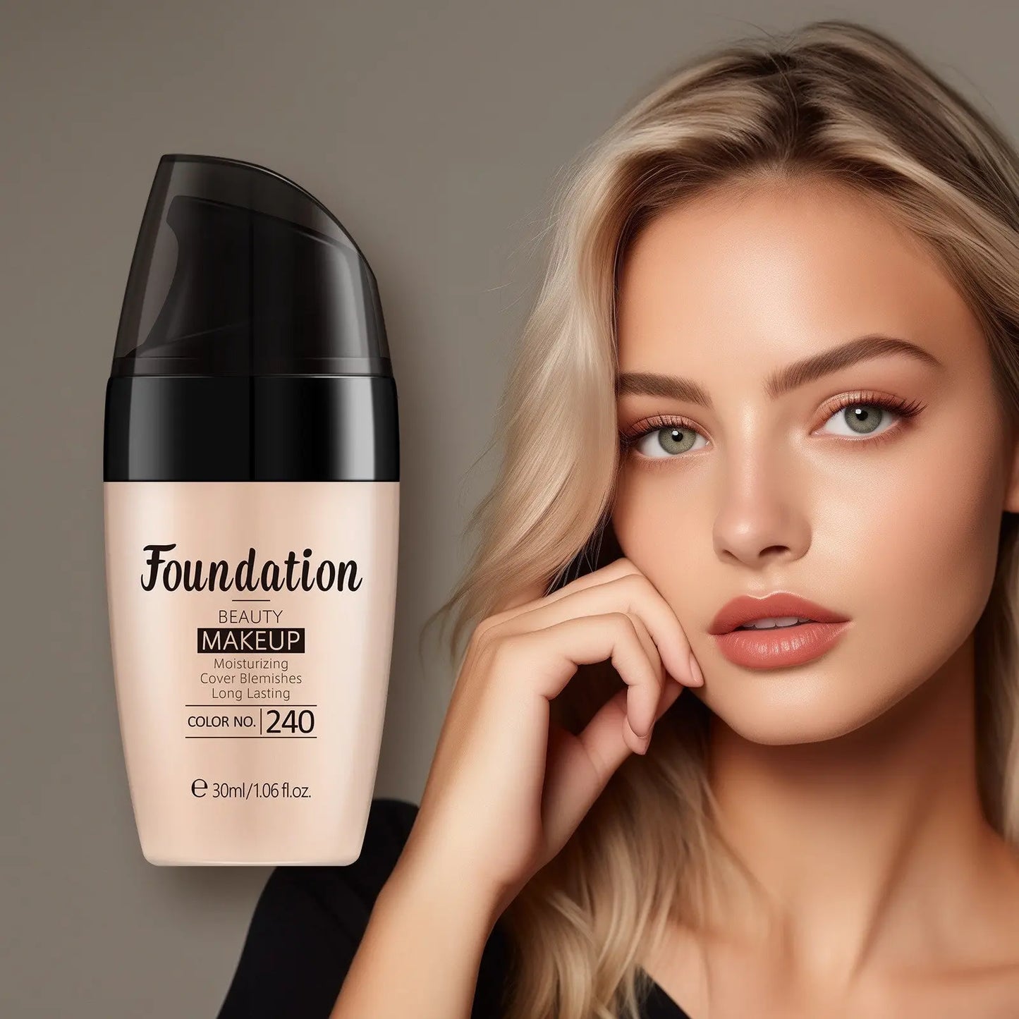 Laikou Liquid Foundation 30ml Multi-Color Optional Moisturizing Fda Cross-Border Export Cosmetics Full English Makeup eprolo