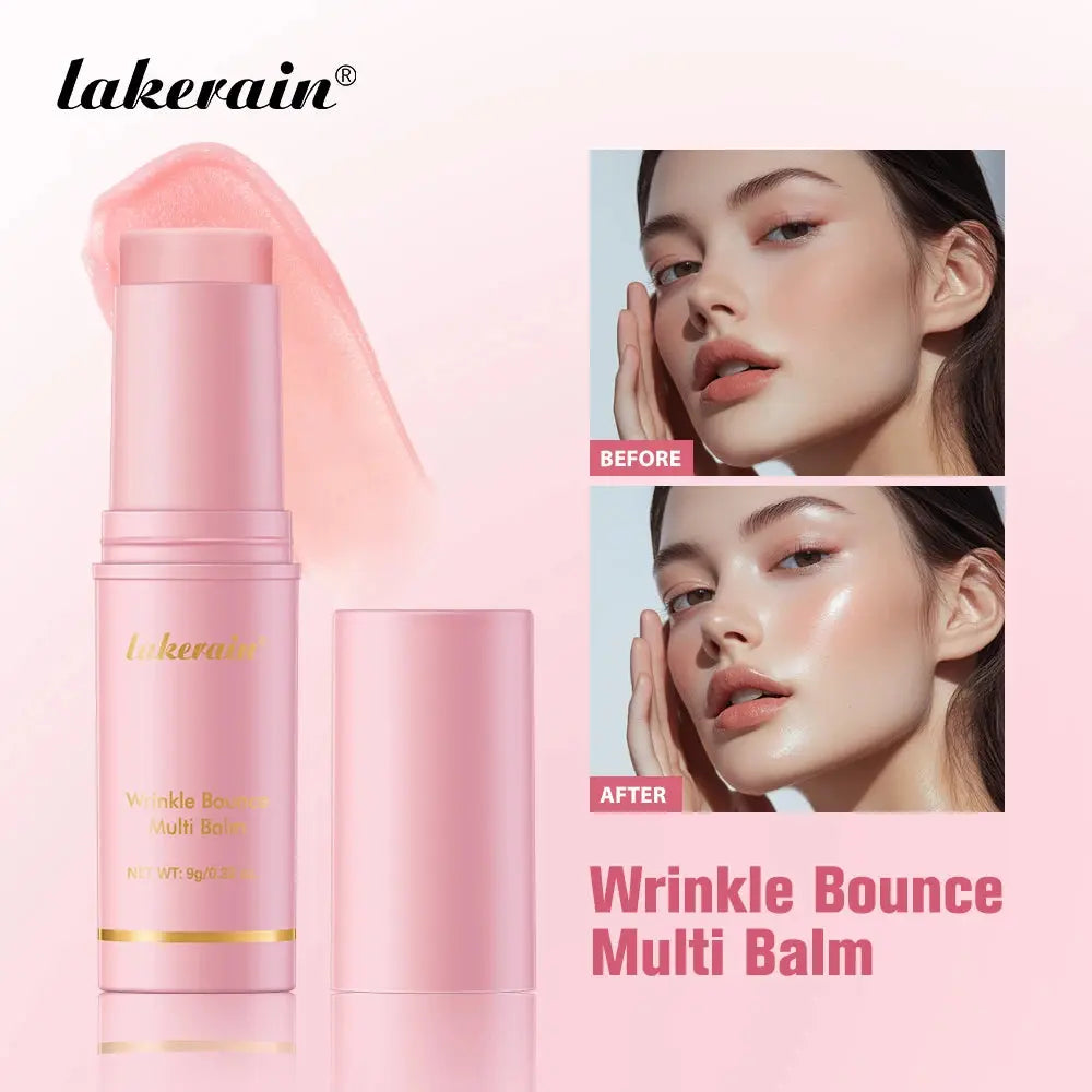 Lakerain Moisturizing Wrinkle Bounce Multi Balm Facial Collagen Multi Balm Stick Wrinkle Bounce Balm Cream Dull Cosmetics Korean - The Little Corner Shop Online