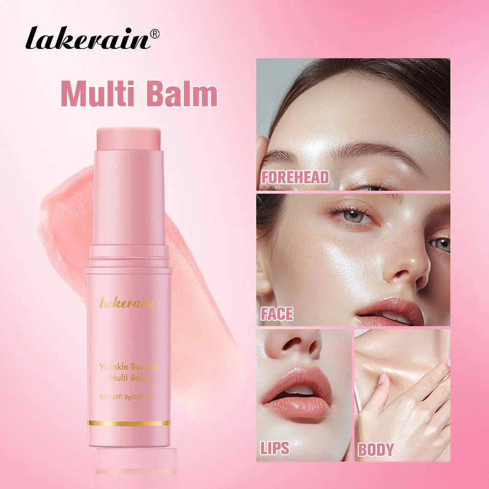 Lakerain Moisturizing Wrinkle Bounce Multi Balm Facial Collagen Multi Balm Stick Wrinkle Bounce Balm Cream Dull Cosmetics Korean - The Little Corner Shop Online