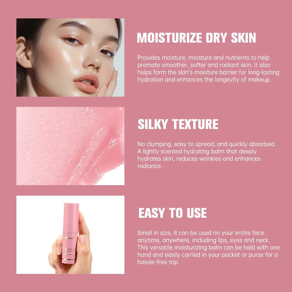 Lakerain Moisturizing Wrinkle Bounce Multi Balm Facial Collagen Multi Balm Stick Wrinkle Bounce Balm Cream Dull Cosmetics Korean - The Little Corner Shop Online