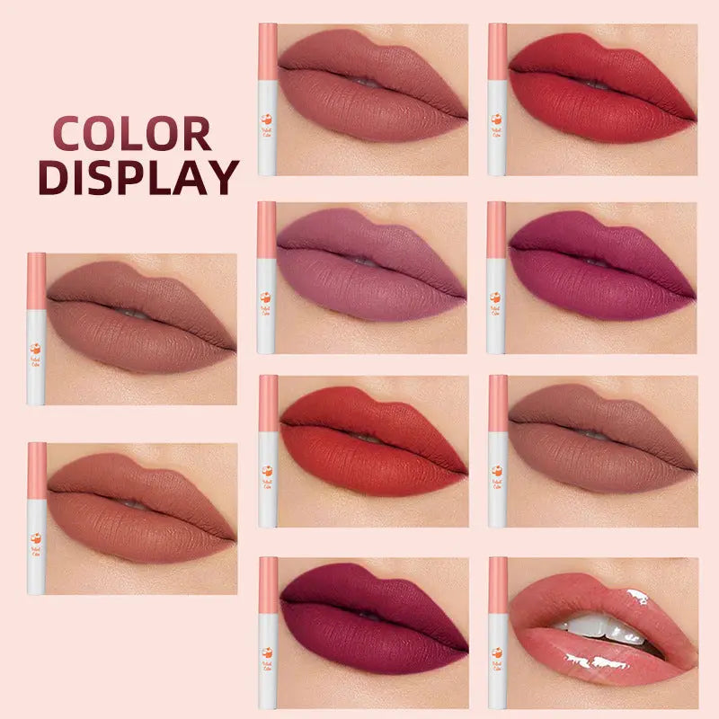 Lana Del Rey Matte Lipstick Set – 10 PCS Velvet Non-Stick Lip Gloss eprolo
