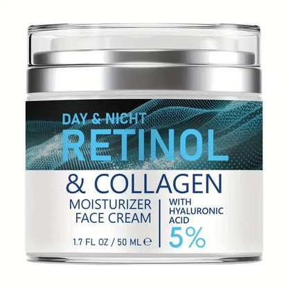 Retinol & Collagen Face Cream – Anti-Wrinkle Day & Night Moisturizer 50ml eprolo