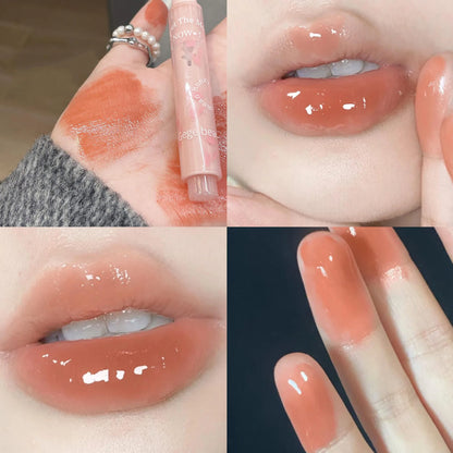 Adorable Heart Glossy Lip Tint – High Shine & Long Wear