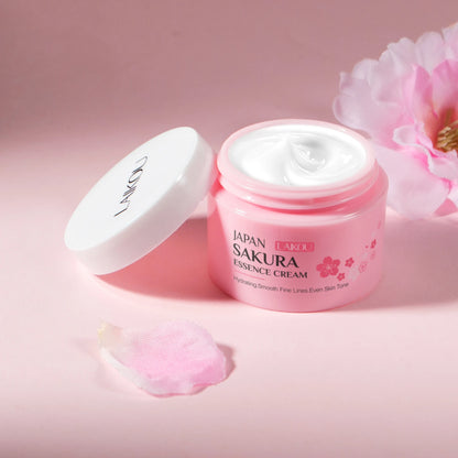 LAIKOU Japan Sakura Essence Cream Repair Anti Wrinkle Cherry Blossoms Whitening Moisturizing Face Skin Care